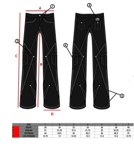 Cargo Futuristic Pants